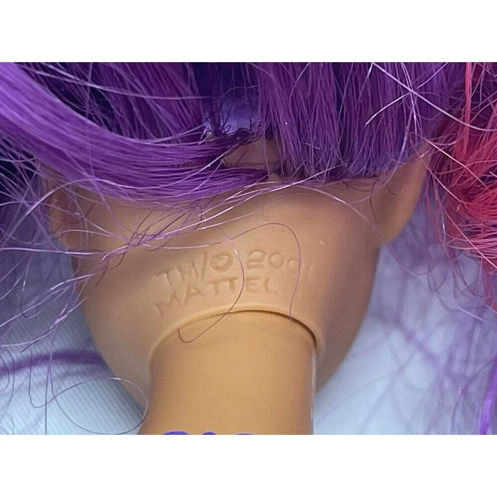 Mattel Barbie Nikki AA Jewel Dreamtopia Mermaid Doll Purple Pink Hair RARE